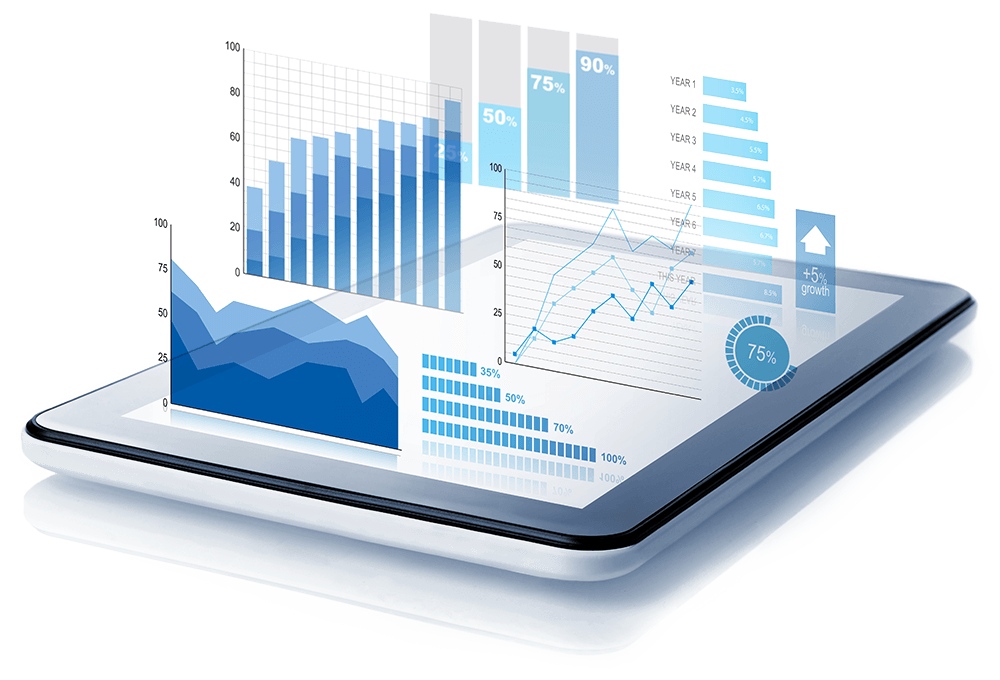 Two mobile phones showing the TrophyFxtrading trading platform.